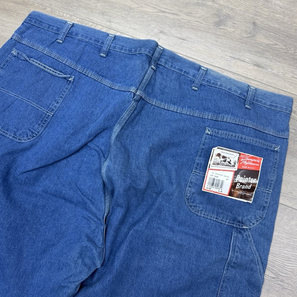 NWI Pointer Brand Blue Denim Jeans Men Sz 52xS LC King Bristol TN Cotton READ